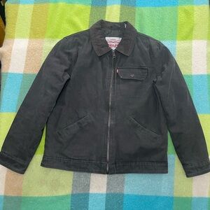 Vintage Levis Workwear Canvas Corduroy Collar Quilted Jacket Men’s